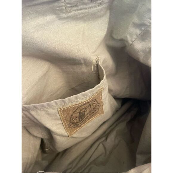 The Barrel Shack Leather Recycled Canvas Tote Patriotic One Size-NWOT - Picture 12 of 16